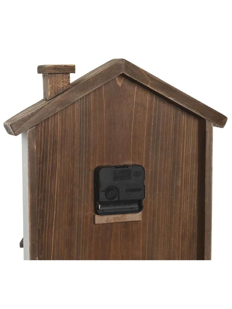 Orologio Da Tavolo In Legno Di Paulownia Tipo Case Bianco