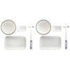 Questo Set Sushi Da 10 Pezzi In Porcellana Con Bacchette In Bambù È L’accessorio Perfetto Per Portare Un’esperienza Sushi Raffinata Direttamente A Casa Tua. Con Un Design Elegante E Funzionale, È Ideale Per Due Persone E Include Tutto Il Necessario Per Servire E Gustare Sushi Con Stile. Design Elegante E Moderno: La Porcellana Bianca E Le Bacchette In Bambù Creano Un Effetto Visivo Sofisticato, Adatto A Qualsiasi Tavola, Dalle Cene Informali Alle Occasioni Speciali. Materiali Di Alta Qualità: La Porcellana È Resistente E Facile Da Pulire, Mentre Le Bacchette In Bambù Sono Leggere E Naturali, Garantendo Un’esperienza Autentica. Set Completo: Include 2 Piatti Per Sushi, 2 Piattini Per Salsa, 2 Portabacchette, 2 Bacchette In Bambù E 2 Supporti Per Bacchette, Tutto Pensato Per Un Servizio Impeccabile. Versatilità D’uso: Perfetto Per Cene A Tema Sushi, Serate Tra Amici O Momenti Romantici, Questo Set Aggiunge Un Tocco Di Eleganza Alla Tua Tavola. Dimensioni Compatte: Facile Da Conservare E Riporre, È Ideale Per Chi Cerca Praticità Senza Rinunciare Allo Stile. Specifiche Tecniche: Materiale: Porcellana E Bambù Colore: Bianco E Bambù Naturale Contenuto: 10 Pezzi (2 Piatti Sushi, 2 Piattini Salsa, 2 Portabacchette, 2 Bacchette, 2 Supporti) Stile: Elegante/Moderno Utilizzo: Indoor Utilizzo Consigliato: Perfetto Per Chi Cerca Un Set Sushi Completo E Di Design, Questo Set È Ideale Per Appassionati Di Cucina Giapponese E Per Chi Ama Ospitare Con Stile. Un’ottima Idea Regalo Per Occasioni Speciali.