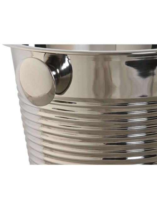 Cestello Porta Champagne in Acciaio Inox Argentato