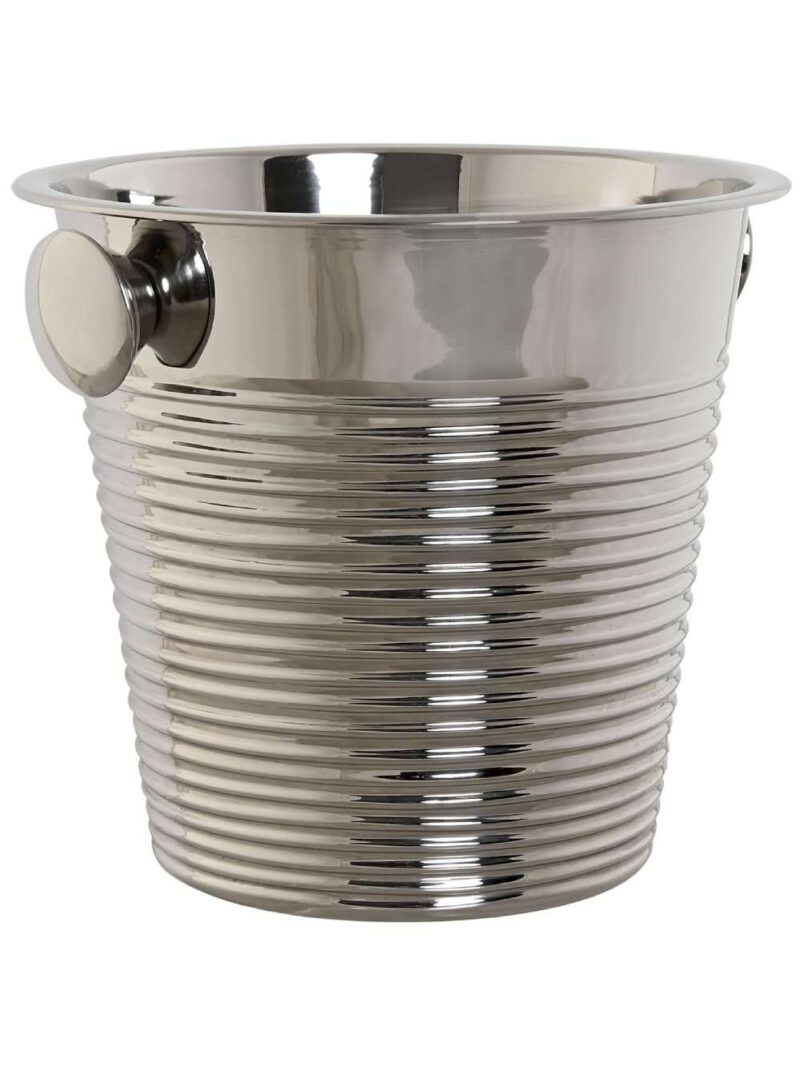 Cestello Porta Champagne In Acciaio Inox Argentato