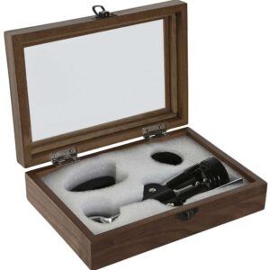 Set 3 Pezzi per Vino in Acciaio Inox Nero