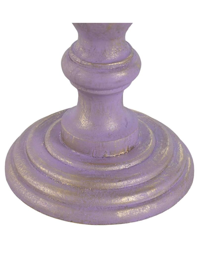 Candelabro In Legno Di Mango Design Vintage