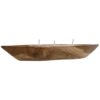 Candela In Cera Con Base In Legno Di Mango Naturale