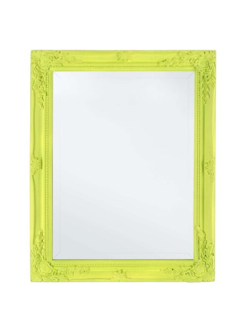 Specchio Miro Verde Lime 36x46 cm in Legno di Paulonia