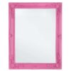 Specchio Miro Fuxia 36X46 Cm In Legno Di Paulonia