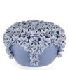 Vaso Decorativo Treasure Bombato Azzurro H13 Porcellana