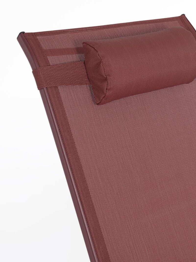 Poltrona Dondolo Con Piedi Demid Rosso Pepper