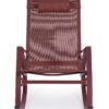 Poltrona Dondolo Con Piedi Demid Rosso Pepper