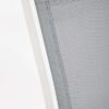 Salotto Kallen Bianco Set 4 Pezzi In Alluminio E Textilene