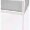 Salotto Kallen Bianco Set 4 Pezzi In Alluminio E Textilene