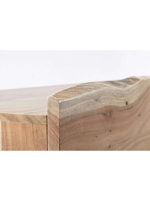 Cassettiera Aron con 5 Cassetti in Legno di Acacia