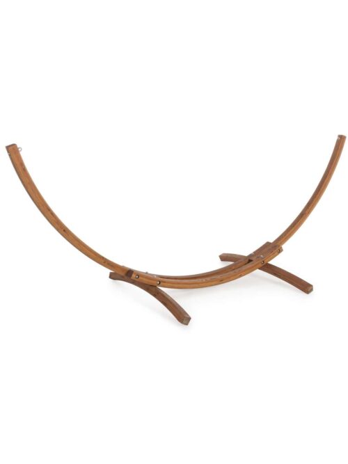 Supporto per amaca, Legno di larice, Ferramenta acciaio galvanizzato, Supporto amaca 100 kg, Supporto 316x119x125 cm, Supporto da esterno, Supporto per giardino, Supporto per terrazza, Montaggio facile, Accessorio per amaca