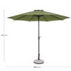 Ombrellone Kalife 3M Verde Oliva