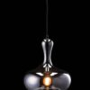 Lampada Da Soffitto Parker Vetro Fumé 25 Cm X 32 Cm