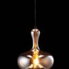 Lampada Da Soffitto Parker Vetro Fumé 25 Cm X 32 Cm