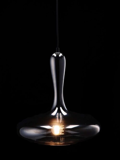 Lampada da Soffitto PARKER Vetro Fumé 33 cm x 40 cm