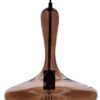Lampada Da Soffitto Parker Vetro Fumé 33 Cm X 40 Cm