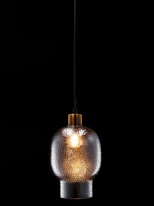 Lampada da Soffitto TASYA Vetro Fumé 16 x 22 cm