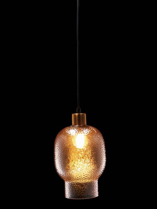 Lampada da Soffitto TASYA Vetro Fumé 16 x 22 cm