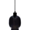 Lampada Da Soffitto Tasya Vetro Fumé 16 X 22 Cm