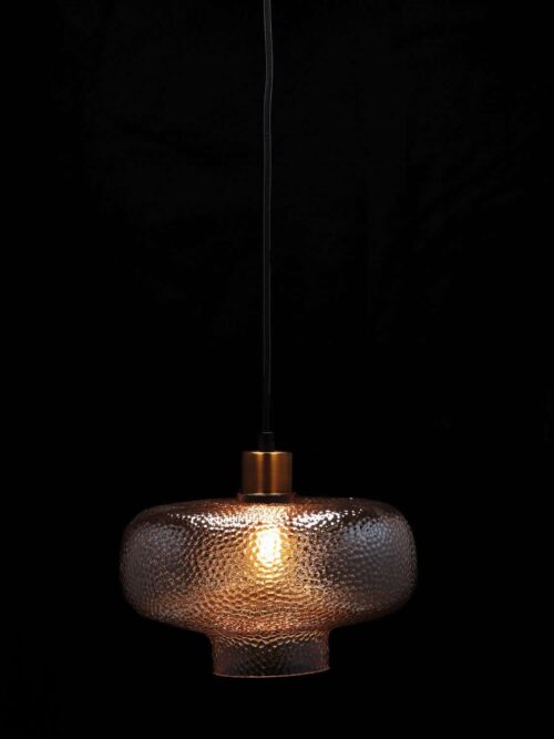 Lampada da Soffitto TASYA Vetro Fumé 26 x 15 cm