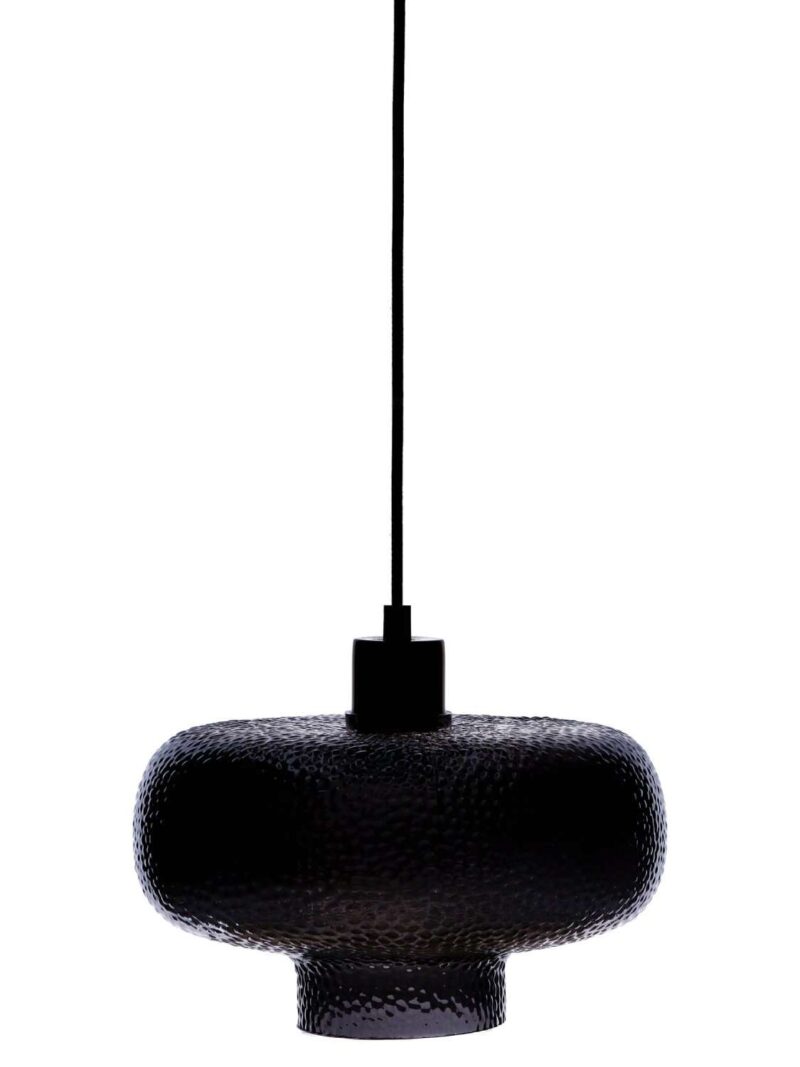 Lampada Da Soffitto Tasya Vetro Fumé 26 X 15 Cm