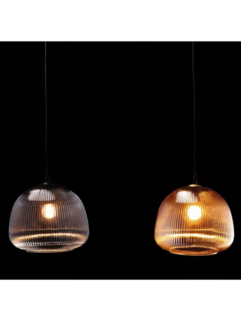 Lampada Da Soffitto Vetro Fumé 26X23