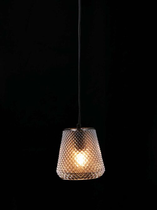 Lampada da Soffitto EDAN Vetro Fumé 14x16