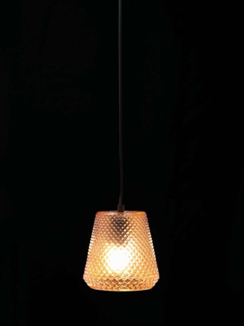 Lampada da Soffitto EDAN Vetro Fumé 14x16