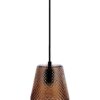 Lampada Da Soffitto Edan Vetro Fumé 14X16