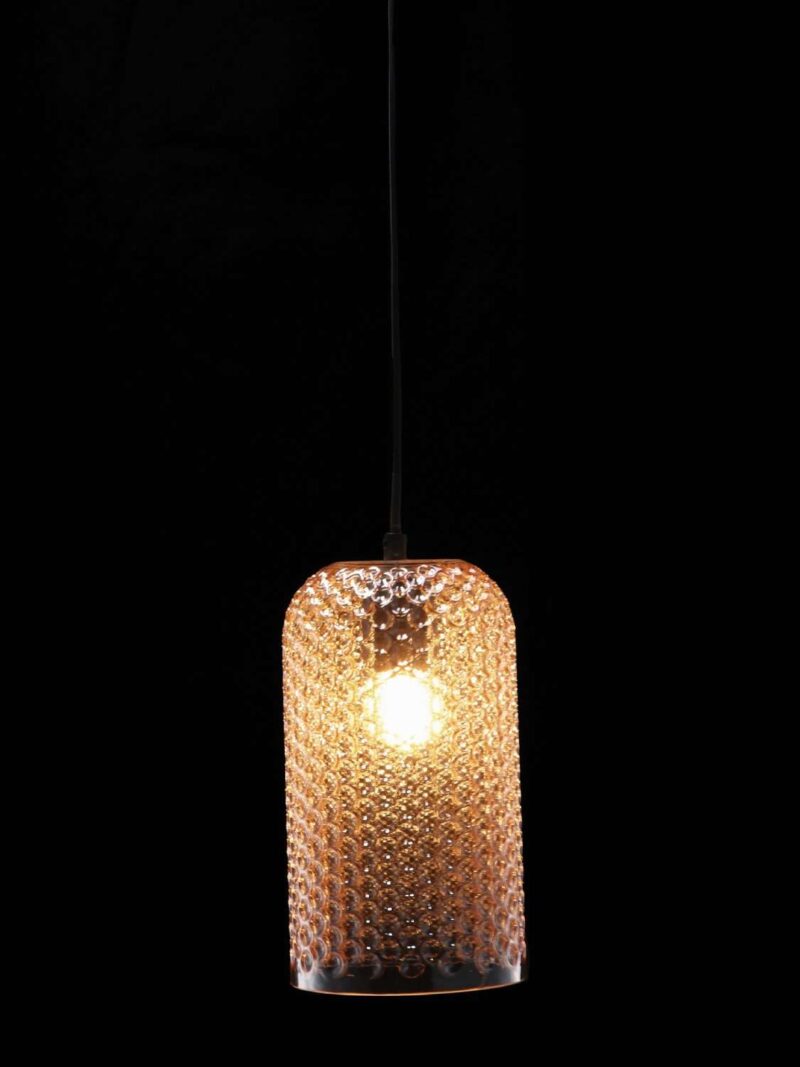 Lampada Da Soffitto Edan Vetro Fumé 14X25