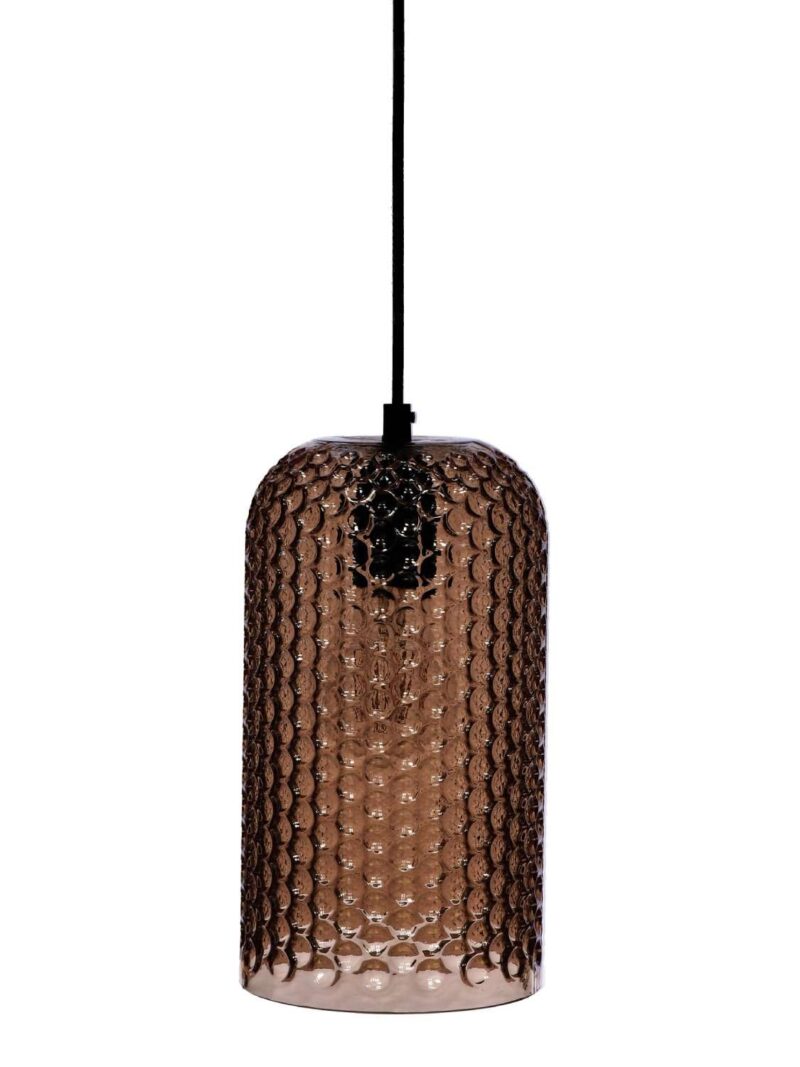 Lampada Da Soffitto Edan Vetro Fumé 14X25