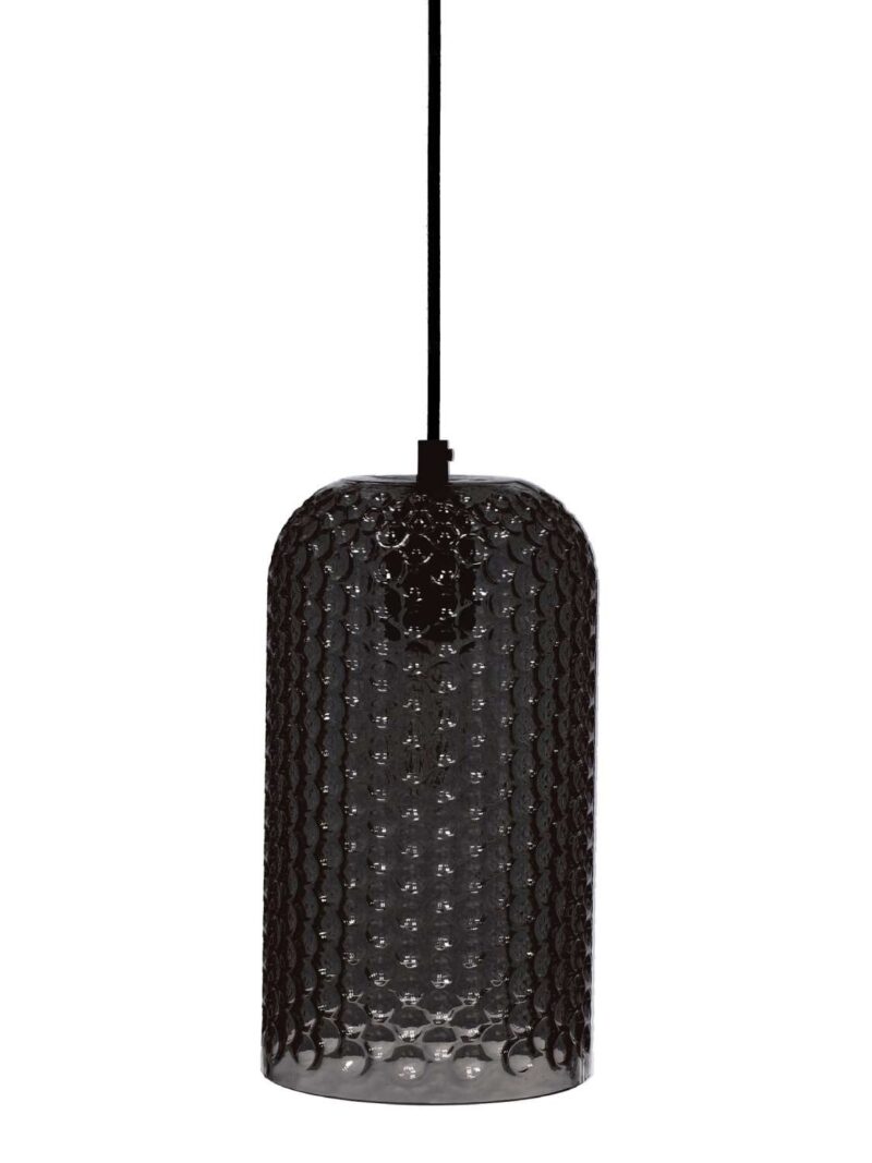 Lampada Da Soffitto Edan Vetro Fumé 14X25