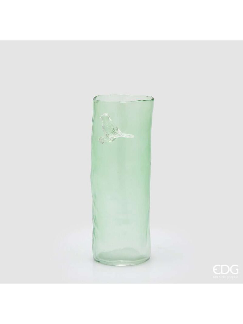 Vaso Trespolo Con Uccellino