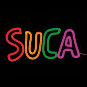Insegna Luminosa Neon Led SUCA 30x15 cm