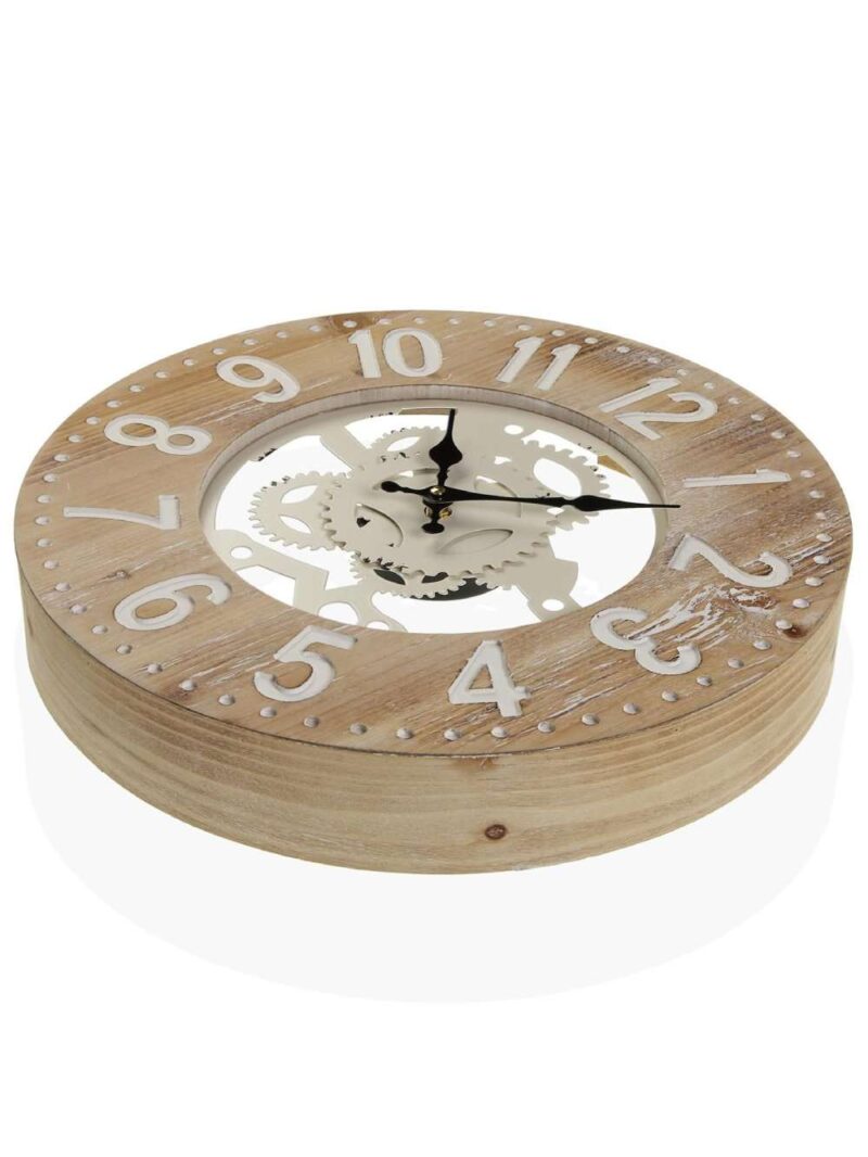 Orologio Da Parete In Metallo E Legno 40 Cm
