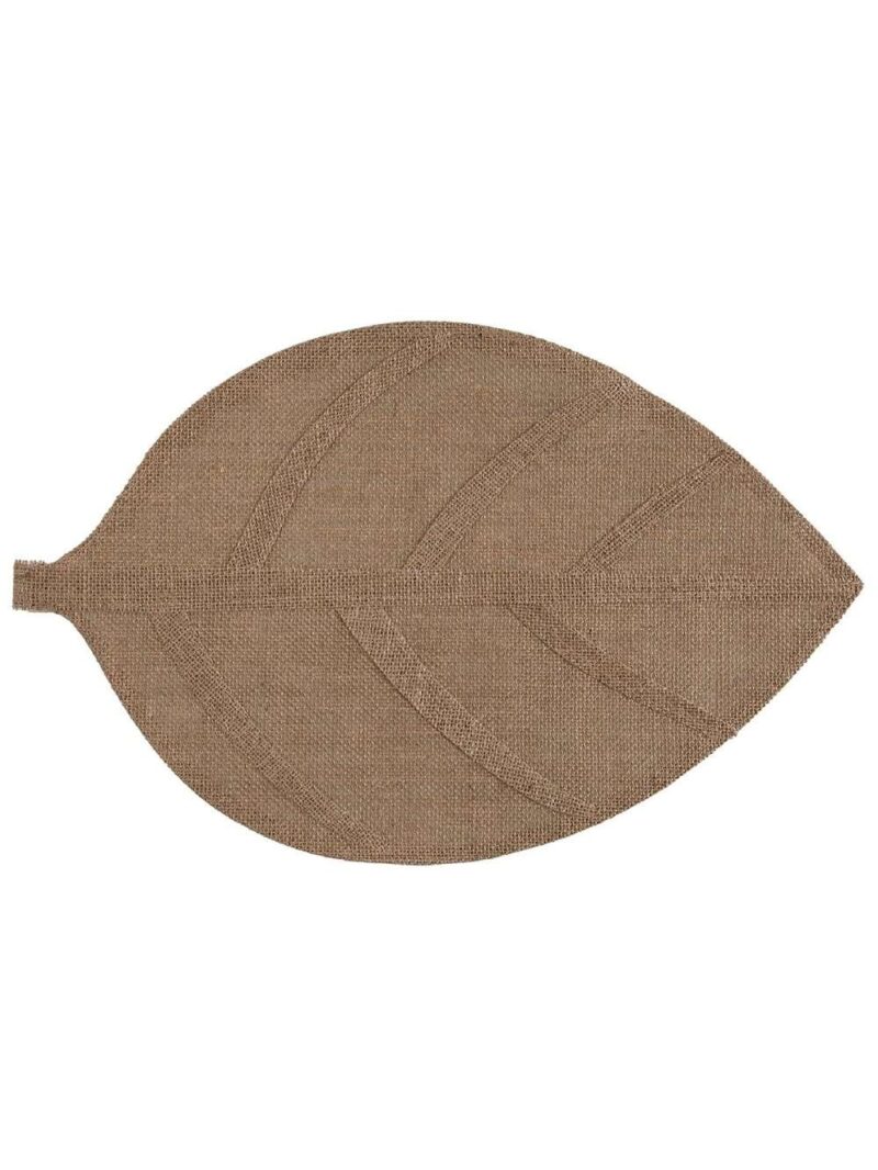 Sottopiatto Foglia Beige In Juta