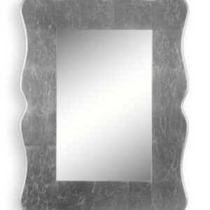 Specchio da Parete SION in Legno con Foglia d'Argento