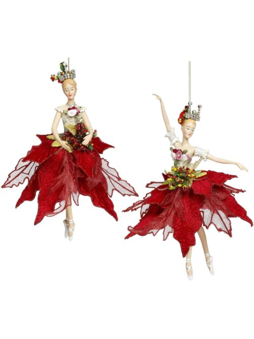 Ballerina Ornamentale Rosso 25 cm Mark Roberts