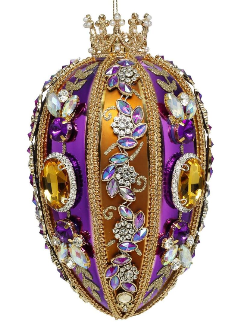 Ornamento Uovo Fabergé Jewel 19 Cm Mark Roberts
