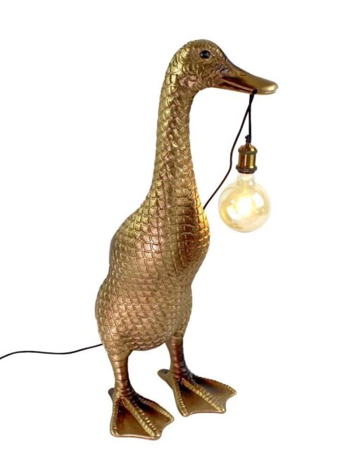 Lampada da Terra Ducky in Oro
