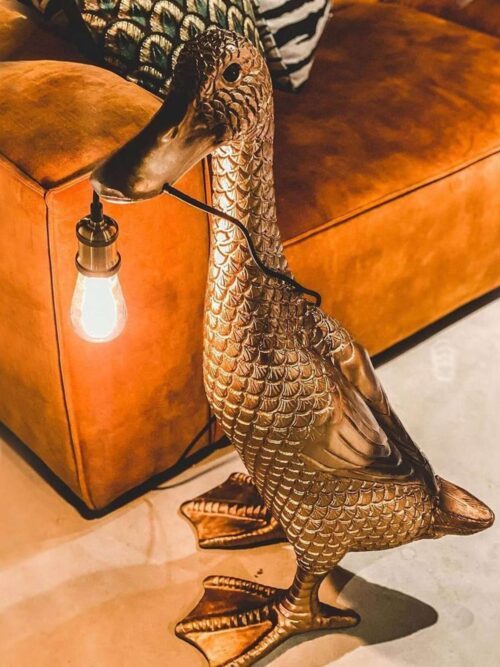 Lampada da Terra Ducky in Oro