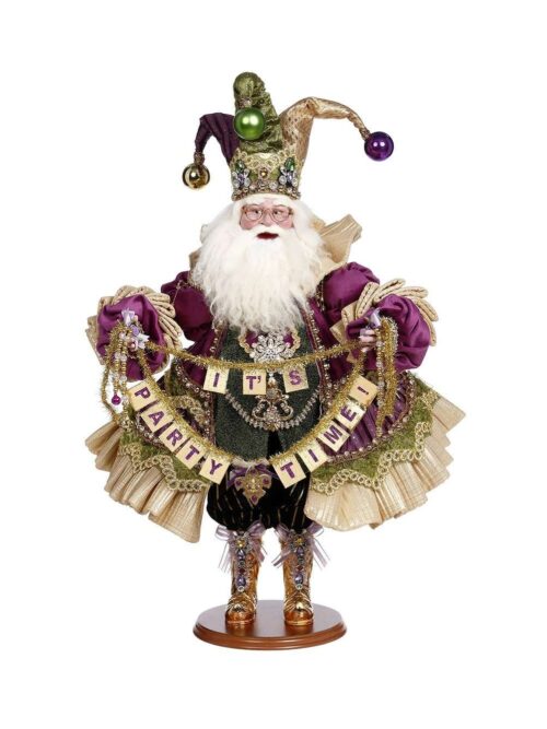 Mardi Gras King Verde-Viola IT'S PARTY TIME