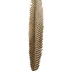 Foglia Decorativa In Ferro Oro 28 X 165 Cm