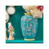Vaso Sakura In Porcellana Dipinto A Mano Blu