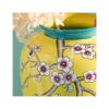 Vaso Sakura In Porcellana Dipinto A Mano Giallo