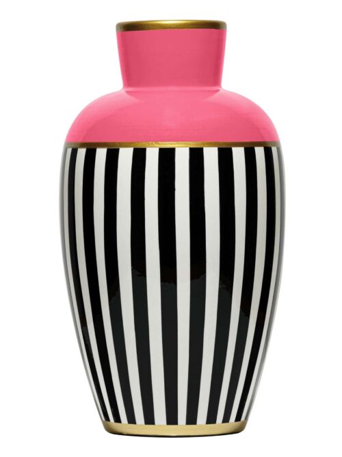 Vaso Anfora Porcellana Vogue Rosa