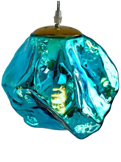 Lampadario Prisma Blu