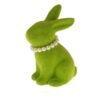 Coniglietto Pasquale Floccato Con Collana Di Perline