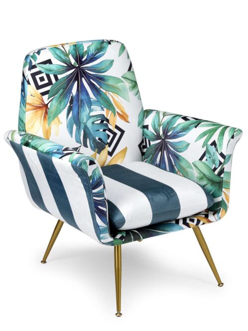 Poltrona Living Eva Palme 73x81x87 cm